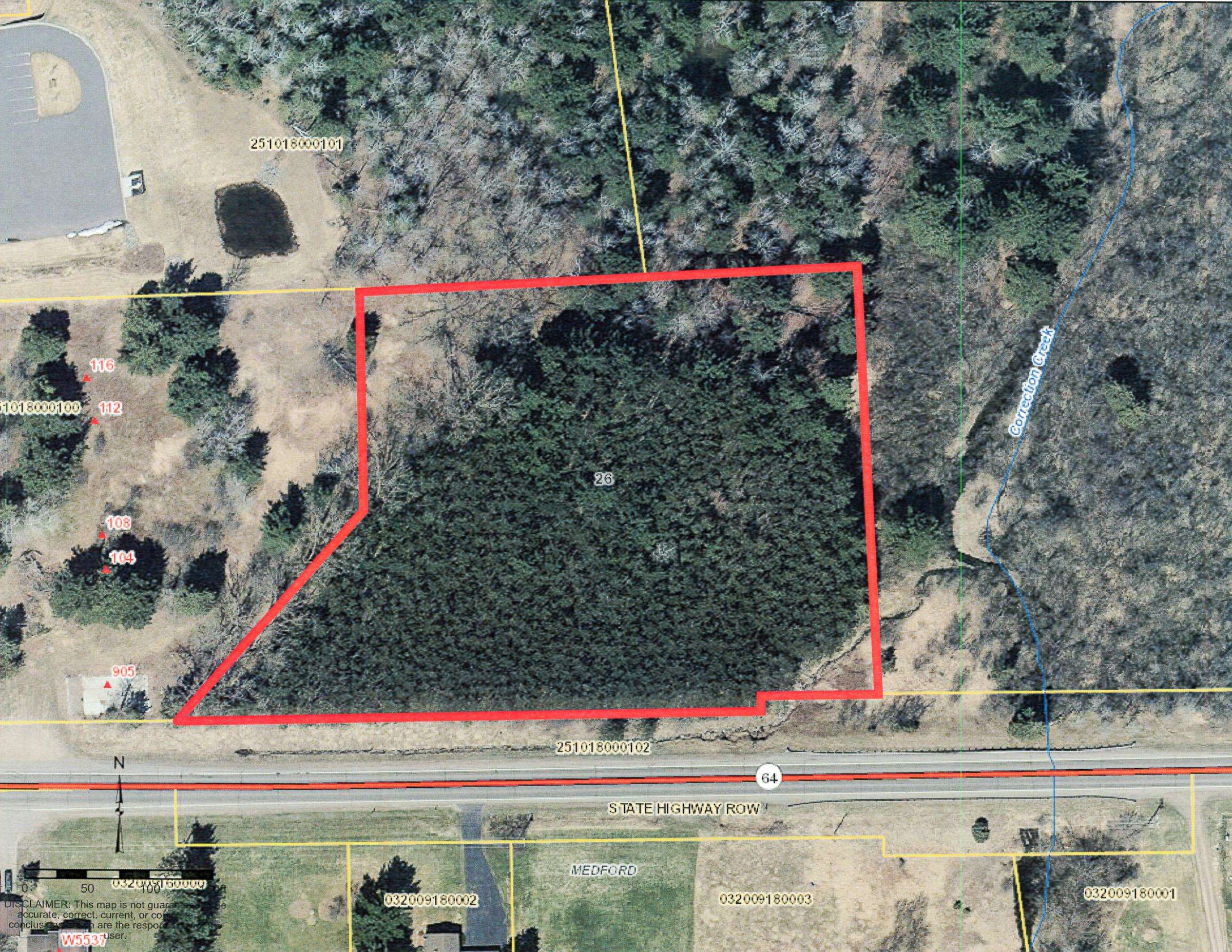 +/-3.64 Acres STATE HIGHWAY 64, Medford, Wisconsin 54451, ,Land,For Sale,+/-3.64 Acres STATE HIGHWAY 64,22204100