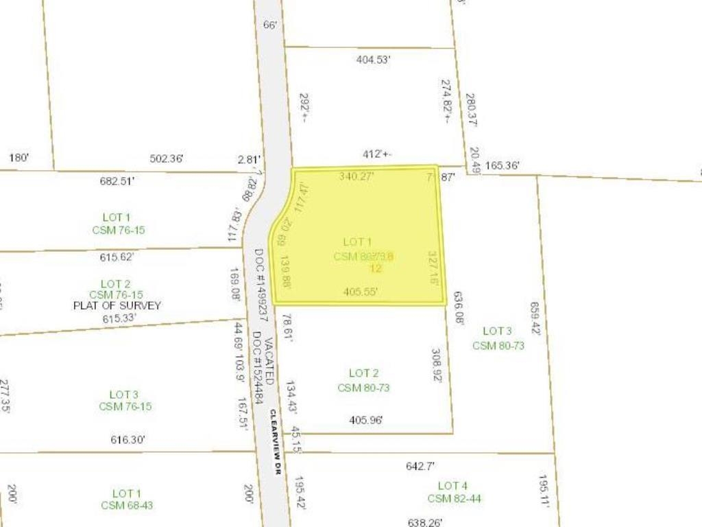 Lot 1 2.86 Acre CLEARVIEW DRIVE, Weston, Wisconsin 54476, ,Land,For Sale,Lot 1 2.86 Acre CLEARVIEW DRIVE,22402931