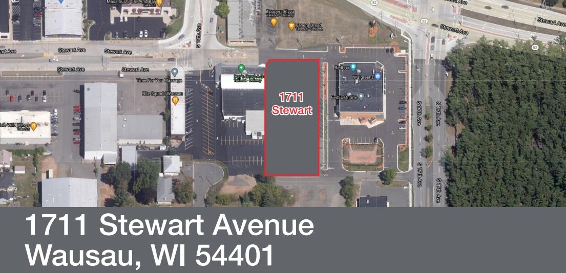 1711 STEWART AVENUE, Wausau, Wisconsin 54401, ,Land,For Sale,1711 STEWART AVENUE,22500419