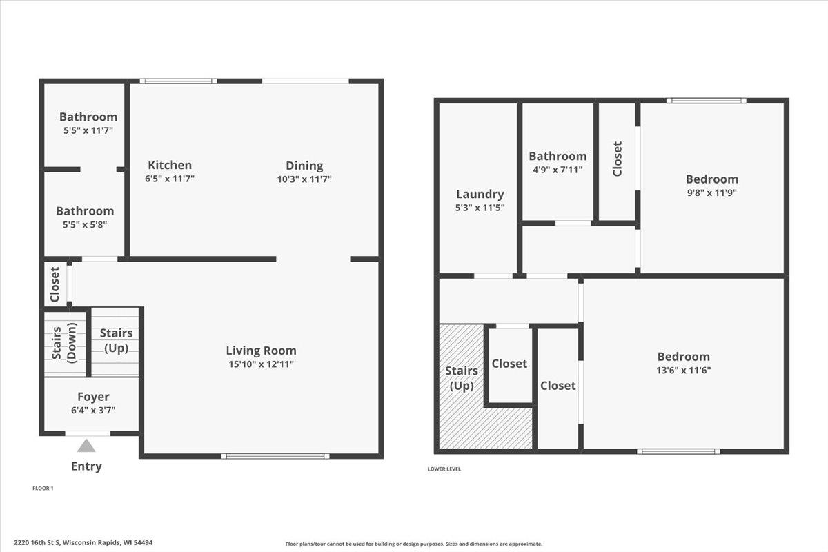 2220 16TH STREET SOUTH, Wisconsin Rapids, Wisconsin 54494, 2 Bedrooms Bedrooms, ,1.5 BathroomsBathrooms,Multi-family,For Sale,2220 16TH STREET SOUTH,22502016