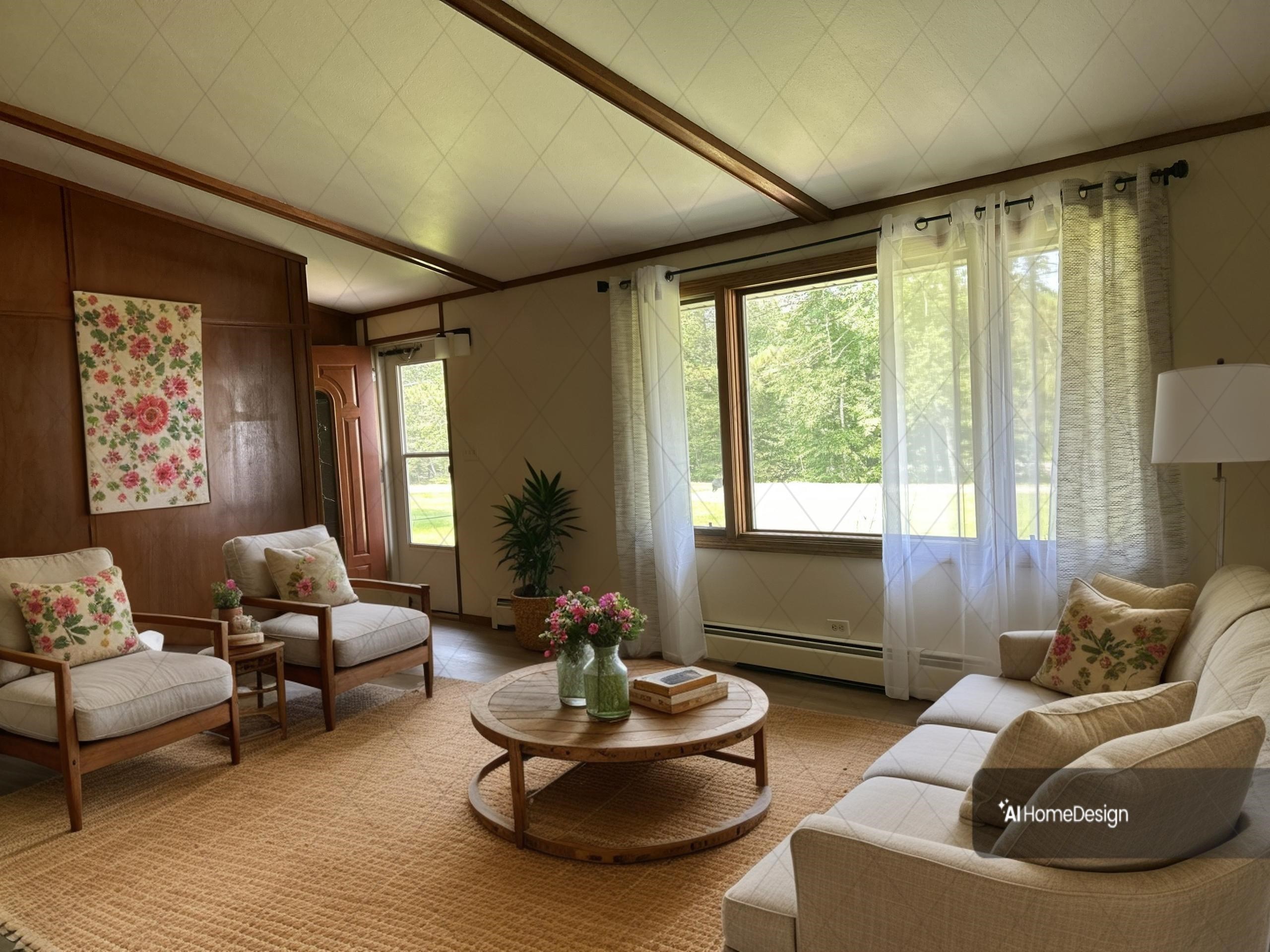 LivingRoom Virtual Staging