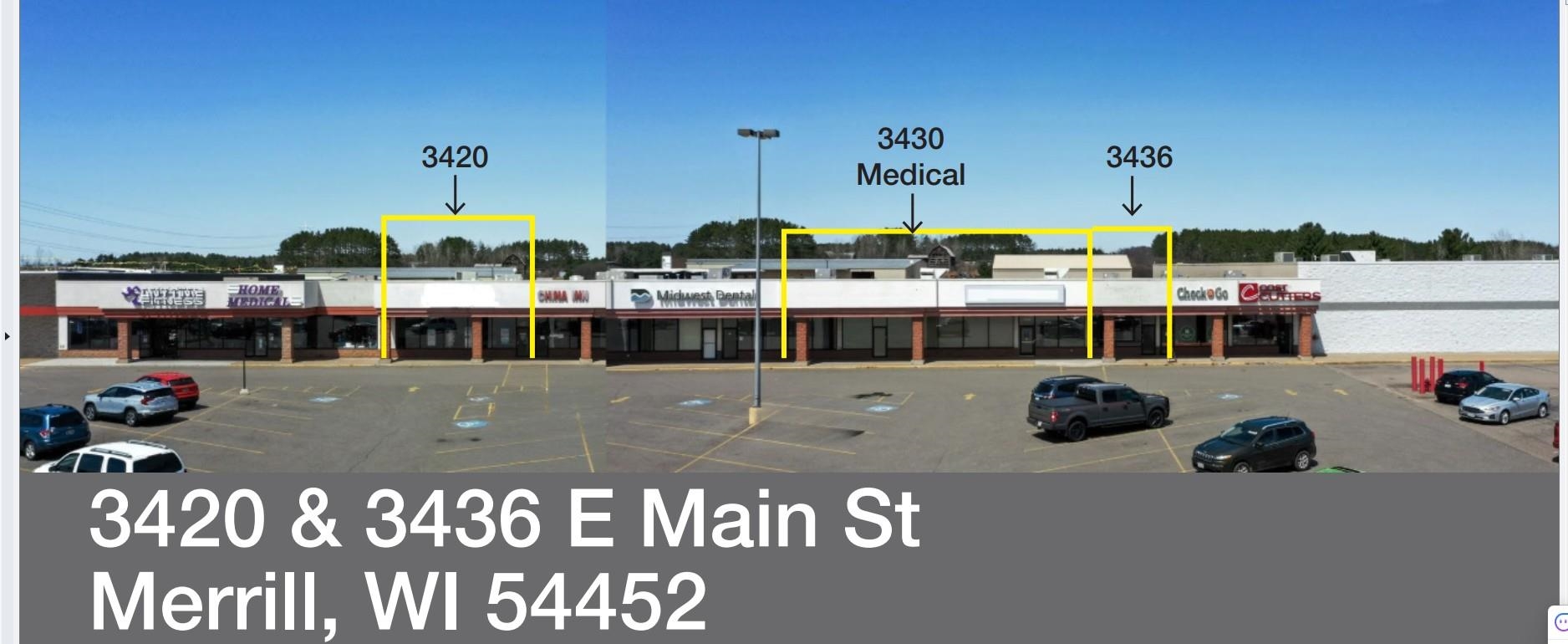3420 E MAIN STREET, Merrill, Wisconsin 54452, ,Commercial/industrial,For Rent,3420 E MAIN STREET,22503869