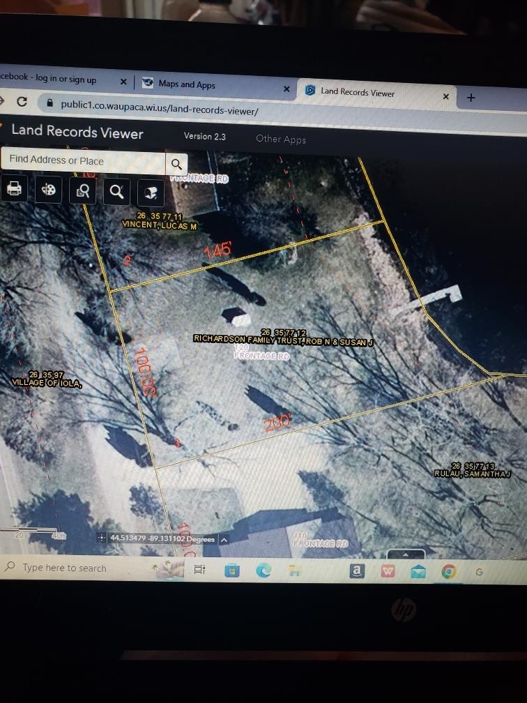 120 FRONTAGE ROAD, Iola, Wisconsin 54945, ,Land,For Sale,120 FRONTAGE ROAD,22503932