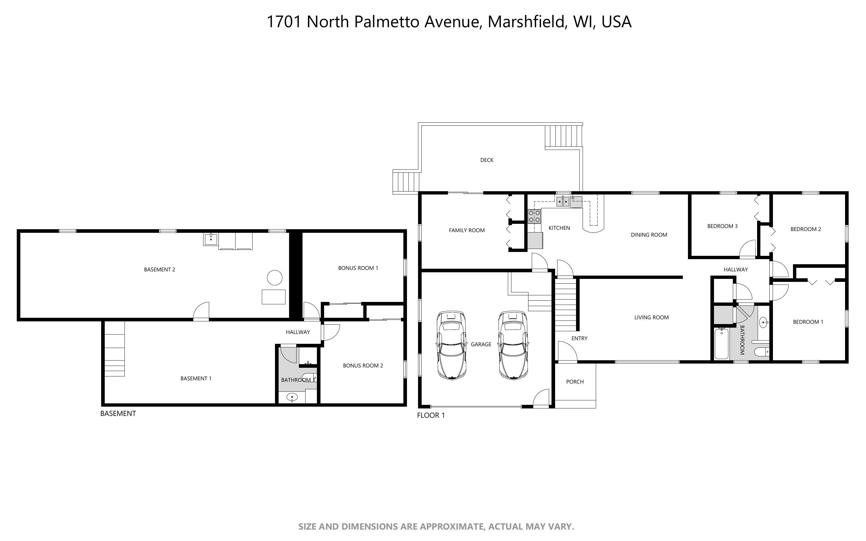 1701 N PALMETTO AVENUE, Marshfield, Wisconsin 54449, 3 Bedrooms Bedrooms, ,2 BathroomsBathrooms,Residential,For Sale,1701 N PALMETTO AVENUE,22503941