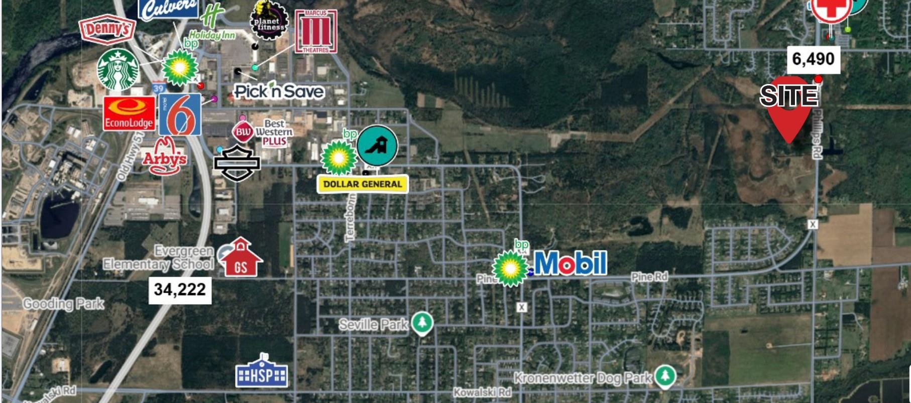 000 CAMP PHILLIPS ROAD, Weston, Wisconsin 54476, ,Commercial/industrial,For Sale,000 CAMP PHILLIPS ROAD,22504013