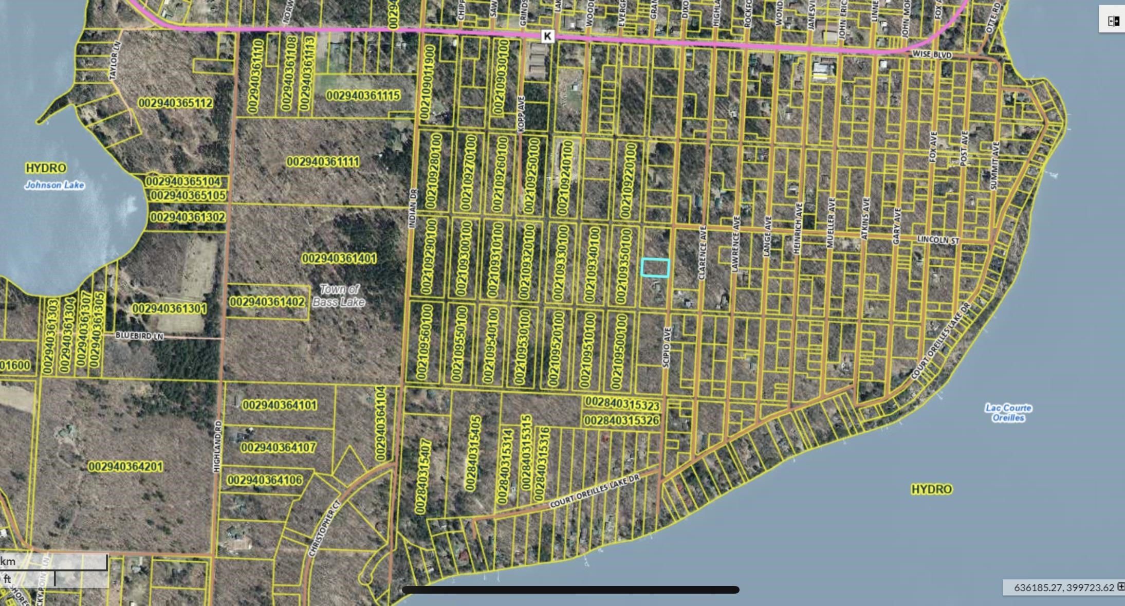 .55A On Scipio Ave, HAYWARD, Wisconsin 54843, ,Land,For Sale,.55A On Scipio Ave,22504465