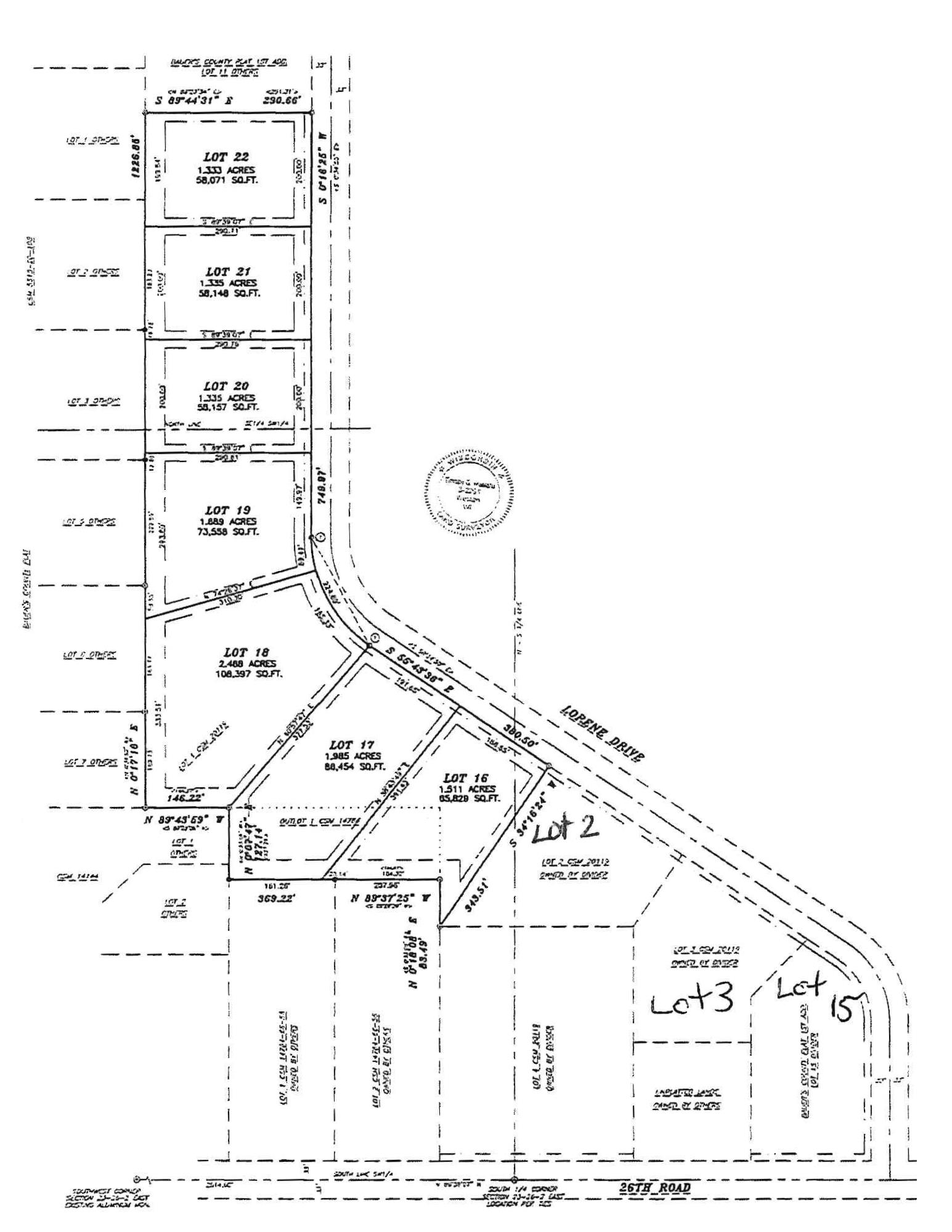 Lot 21 LORENE DRIVE, Marshfield, Wisconsin 54449, ,Land,For Sale,Lot 21 LORENE DRIVE,22505818