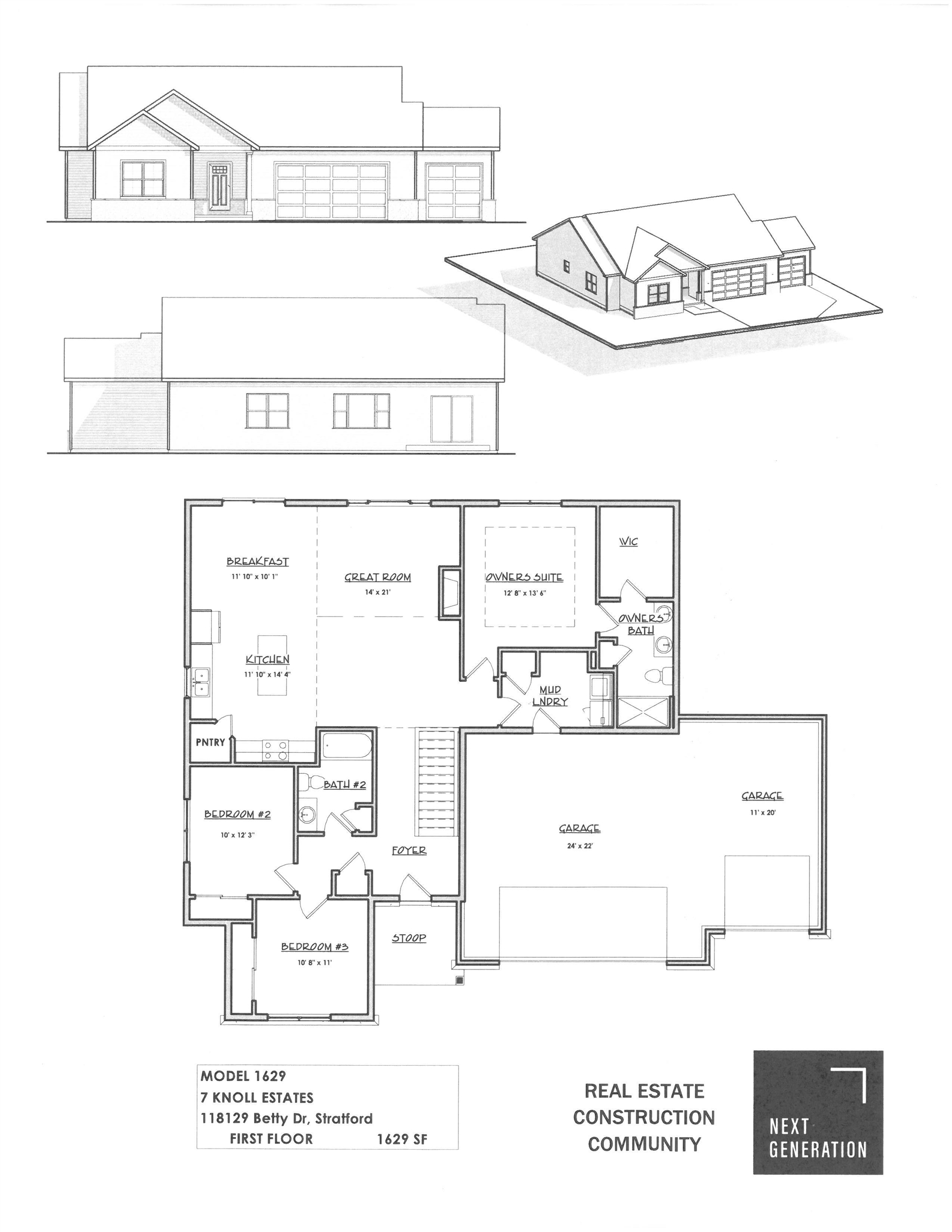 118129 BETTY DRIVE, Stratford, Wisconsin 54484, 3 Bedrooms Bedrooms, ,2 BathroomsBathrooms,Residential,For Sale,118129 BETTY DRIVE,22600098