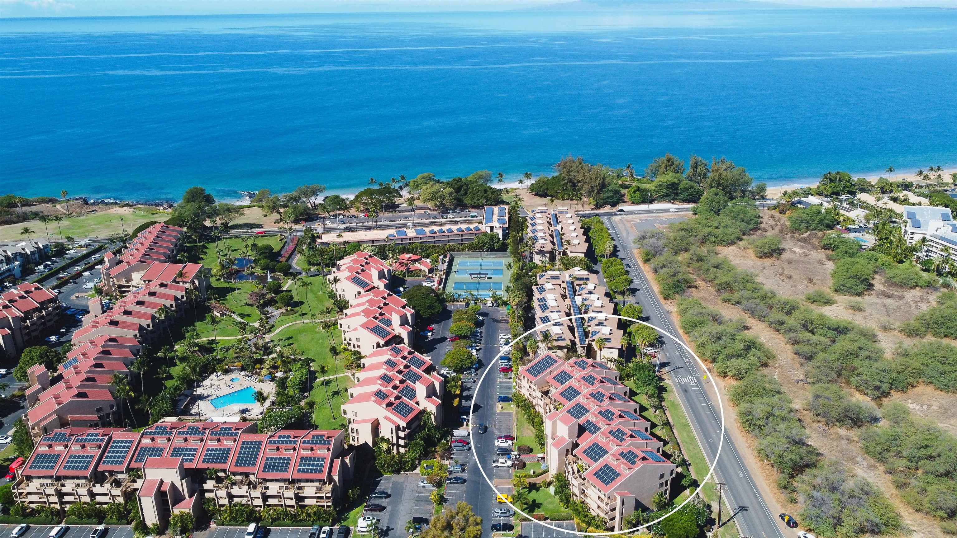 Welcome to Kamaole Sands 4-207 in Kihei Maui. It is a popular destination for island visitors looking for a peaceful getaway close to the beach. You are just minutes away from a morning walk on Kamaole Beach III. This is a one-bedroom, two-bath unit that is in excellent shape.  The condo is to be sold furnished; an inventory list will be provided. A second-floor unit, the living room has an AC wall unit and a portable AC unit in the bedroom. The kitchen has granite countertops and is fully furnished with everything you would need.. The unit is well furnished with quality furnishing, and tile floors throughout, a very comfortable unit. The bathroom walk-in shower is off the main bedroom has been recently remodeled. The Hall   Bathroom was part of the building remodel; replacement pipes, the roof, new cabinet and countertop, mirror, and lighting have been replaced. Construction was completed throughout building four,  The plumbing project was completed on 11/2024. The balance of the assessment, $8,119.73, is due March 1, 2025 has been paid.  This unit is just a short walk to the pool, and tennis courts. Kamaole Sands has excellent amenities like pool area, hot tub, BBQ, exercise room, tennis/pickleball courts, gym, ping pong tables, and activity desk. Kamaole Sands is located on 15 acres of beautifully landscaped property, located right across the street from Kamaole Beach III. Wailea Resort is just a short drive away for golf, tennis, spas, fabulous beaches, shopping, and dining. Fabolous unit, owners manages their own booking all reservations are to be honored.