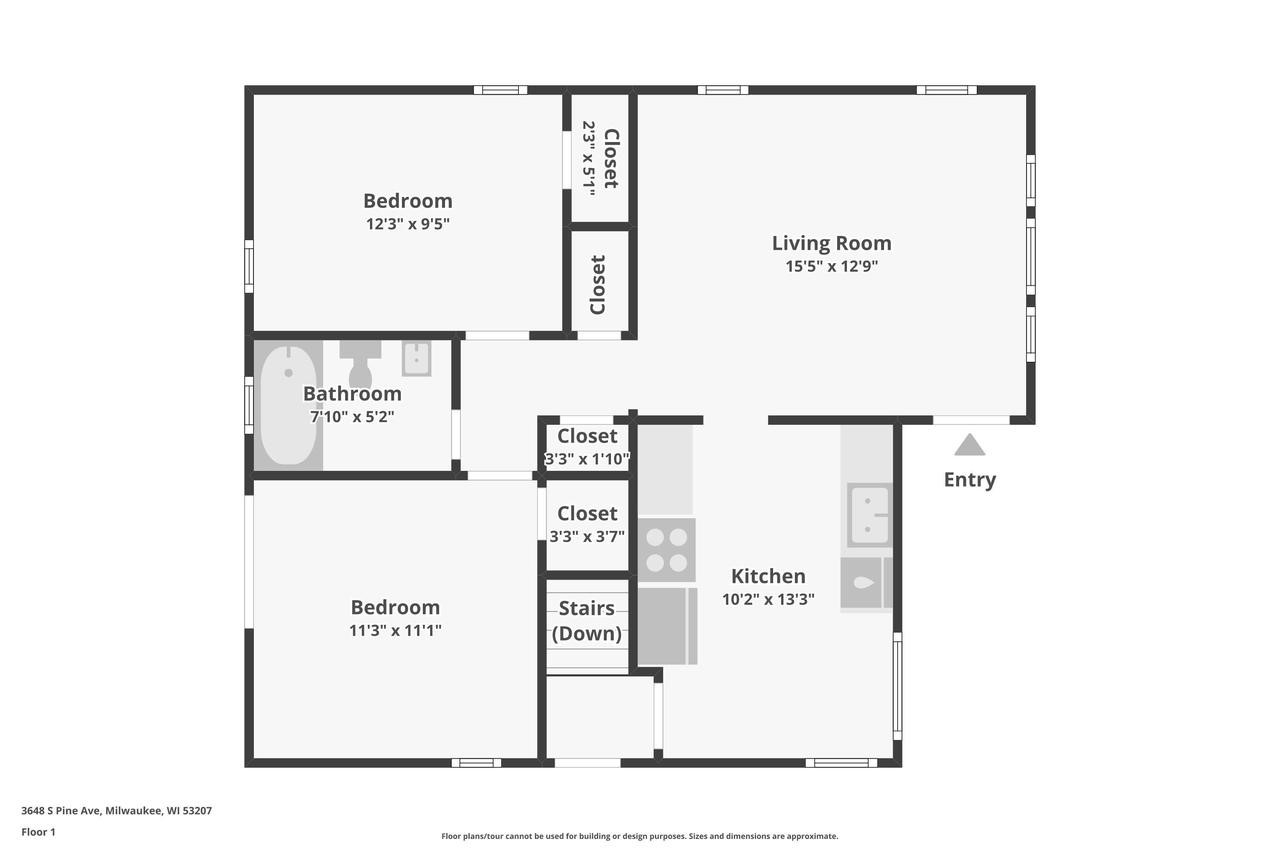 3648 S Pine AVENUE, Milwaukee, Wisconsin 53207, 2 Bedrooms Bedrooms, ,2 BathroomsBathrooms,Residential,For Sale,3648 S Pine AVENUE,MM1900138