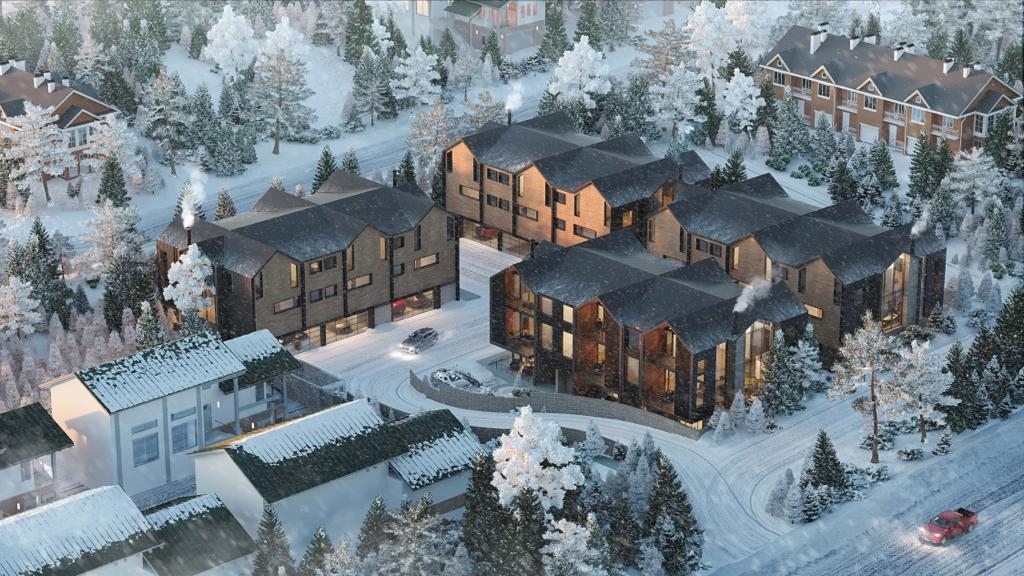 Introducing an exceptional development opportunity in the picturesque town of Mammoth Lakes, CA. Nestled amidst the breathtaking beauty of the surrounding mountains, this fully entitled project offers an unparalleled chance to bring a developer’s vision to life. Presenting 12 magnificent luxury modern-mountain townhomes, designed with meticulous attention to detail, and each spanning approximately 3,300 sq.ft. With 4 spacious bedrooms and 5 bathrooms, every home exudes a sense of grandeur and comfort. Designed to accommodate multiple families, these are ideal for nightly rental purposes. Two primary bedrooms, strategically positioned on different floors, ensure privacy and convenience for all occupants. Expansive windows bathe the rooms in natural light, framing the awe-inspiring views of the majestic mountains.  Each unit features a 2-car garage and the balconies come equipped with private jacuzzies. Situated in the renowned town of Mammoth Lakes, this development opportunity presents an idyllic location for both residents and visitors alike. With its fully entitled status and remarkable features, this project is primed for success. Embrace luxury mountain living in these exceptional townhomes and seize this chance to build something extraordinary within the community.  This exceptional project features the involvement of a talented architect who is eager to remain onboard, ensuring the continuity of visionary design and expertise throughout the development process. Mammoth Mountain is undergoing a massive expansion phase through Alterra, with the redevelopment of Mammoth Main Base. It combines diverse accommodations, retail, entertainment, and facilities for skiers and summer visitors. The Terra Blanca project is just a 5-minute stroll from the Village, and the town is expanding the bike path along this corridor. Mammoth Mountain's expansion promises an unparalleled adventure experience, blending convenience, excitement, and connectivity for all who visit.