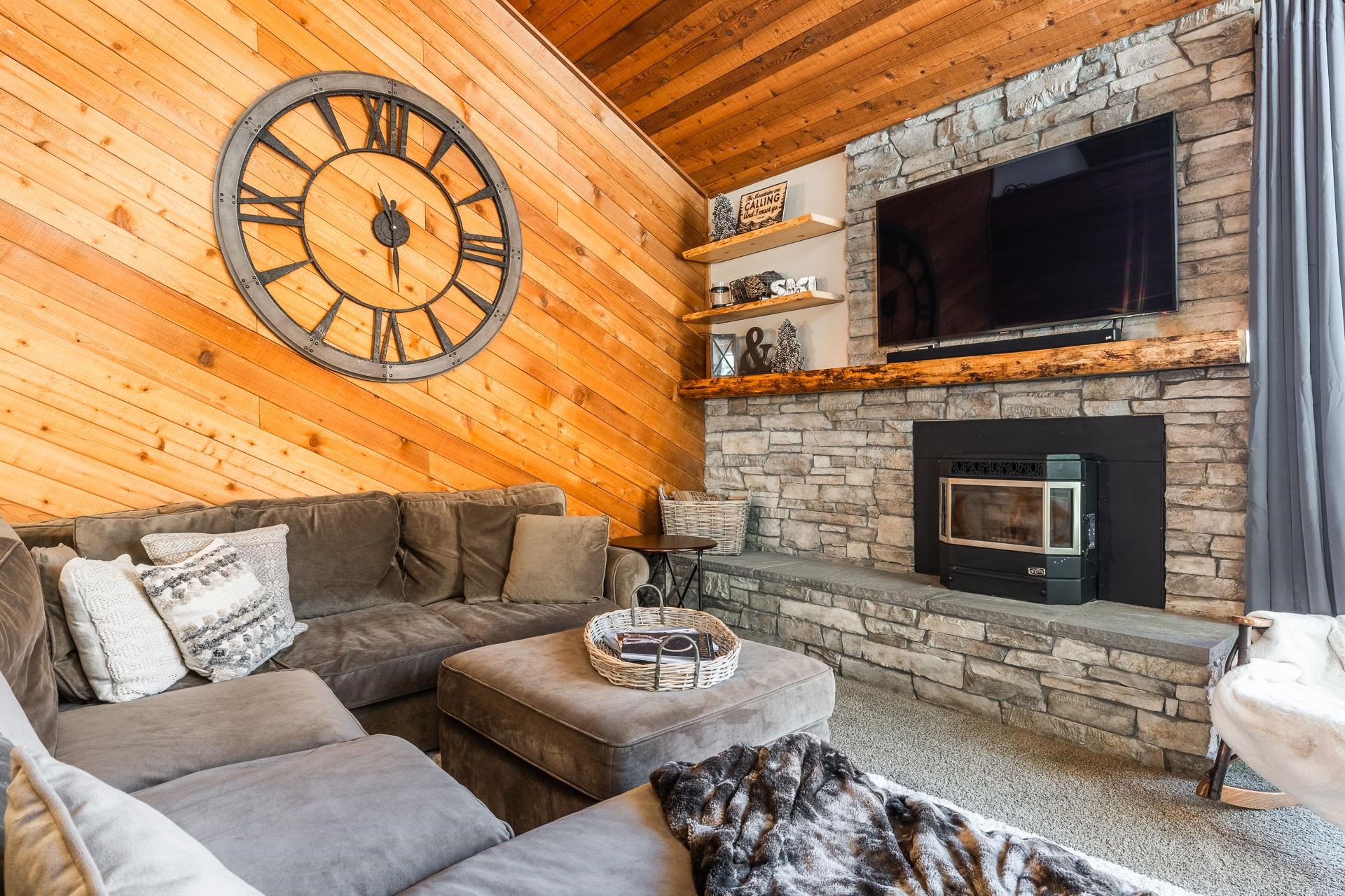 Check out this beautifully upgraded 2-bedroom + loft, 3-bathroom townhome in the sought-after Snowflower complex of Mammoth Lakes! This end unit offers extra windows that add to its natural light.  And with a spacious floorplan, this place is perfect for full-time living, vacation getaways, or rental potential.  From the living room and deck enjoy partial mountain views of the Sherwins and Mammoth Mountain Ski Area. The modernized kitchen and bathrooms (fully remodeled in 2016) add a fresh, contemporary feel, while ample storage space, an in-unit washer & dryer, and three full bathrooms provide convenience and comfort.  In 2016 all the windows were upgraded as well, along with the appliances, EPA pellet stove, and water heater.  Since then, the place has only been occupied by second home use; never as a rental. With a low HOA fee of just $500/month, Snowflower offers great value with well-maintained grounds, a pool, spa, and easy access to the Town’s bike paths, shuttle routes, Mammoth Creek Park, the new ice rink, and the Snowcreek meadow. Call your local real estate agent today for more information and be sure to look at the 3D virtual tour if you cannot see the home in person!
