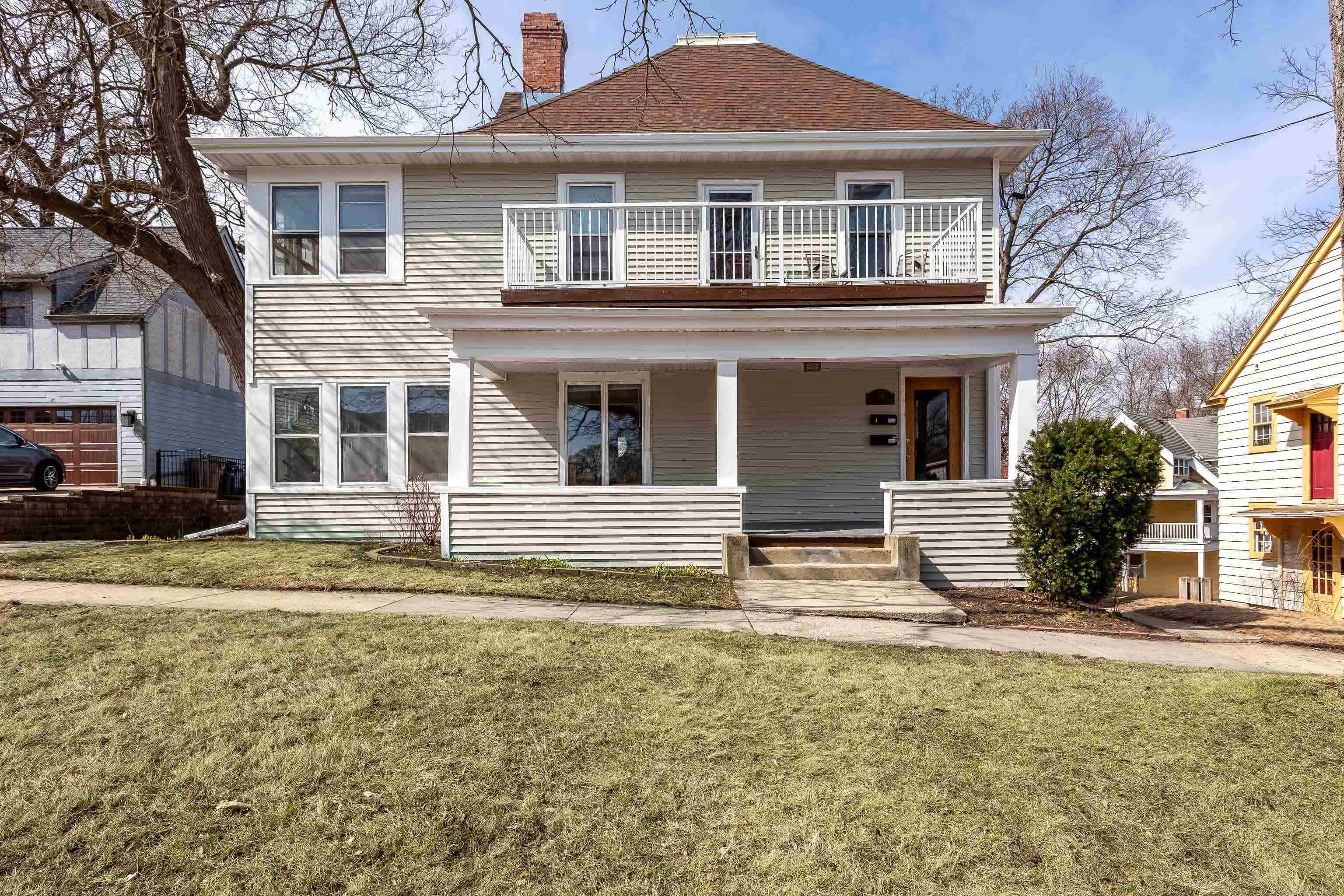 This well-maintained duplex features a 3-bed and 4-bed unit, generating $59,868 annual gross income. Current rents: $1,970 & $2,519/month, plus $410 for parking & ~$90 laundry income. With a Gross Rent Multiple (GRM) under 10.8 on in-place rents, this property offers strong cash flow in an A+ location!  2025 updates include a new rubber membrane on the upper roof, increased attic insulation, & freshly painted garage.  2024 updates include new vinyl siding, new aluminum fascia/soffits & gutters. This is the largest and best lot on the block with a full 2-car garage, you can add a second story to take advantage of Madison's ADU laws leveraging this prime location. Recent area comps range from a GRM of 11.9 to 15.1 making this an excellent value and must see!